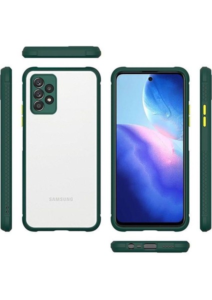 Samsung Galaxy A52 Kılıf Silikon Kaff Kamera Korumalı+ 5d Nano Seramik Ekran