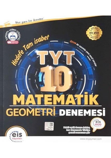 Eis Yayınları YKS TYT 10'lu Matematik Geometri Branş Denemeleri