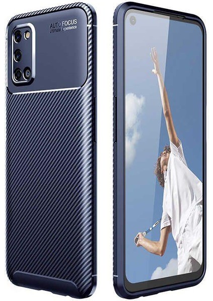Oppo A72 Kılıf Silikon Negro Karbon Darbe Korumalı