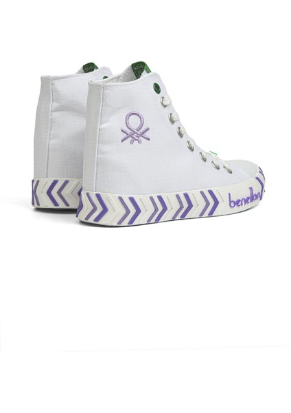 ® | BN-30625-3374 Beyaz Lila - Kadın Spor Ayakkabı modelleri