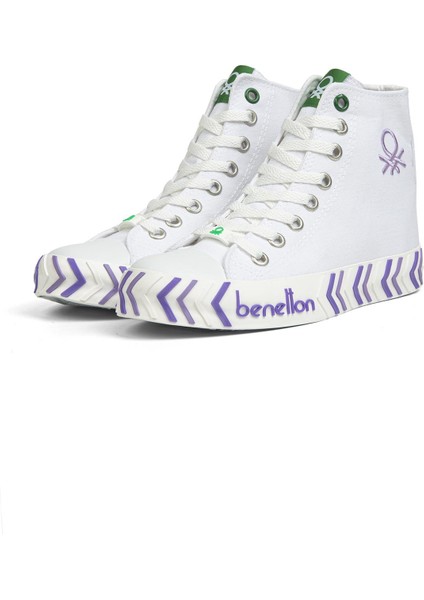 ® | BN-30625-3374 Beyaz Lila - Kadın Spor Ayakkabı fırsatları