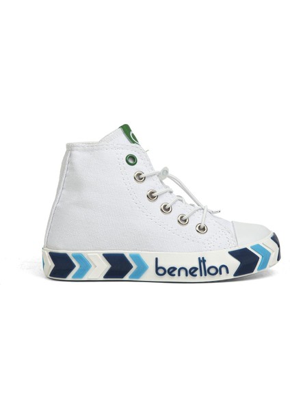 ® | BN-30647 - 3394 Beyaz Lacivert - Çocuk Sneakers