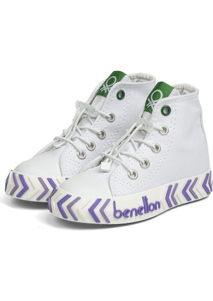 ® | BN-30644 - 3394 Beyaz Lila - Çocuk Spor Ayakkabı fırsatları