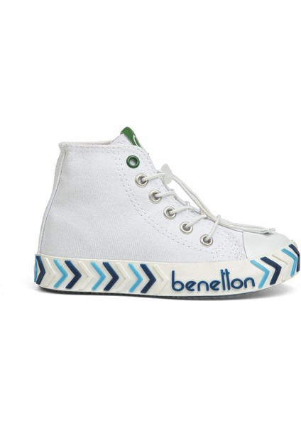 ® | BN-30645 - 3394 Beyaz Lacivert - Çocuk Spor Ayakkabı