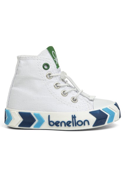 ® | BN-30646 - 3394 Beyaz Lacivert - Çocuk Spor Ayakkabı