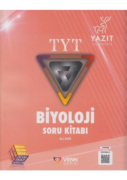 Yazıt Yayınları TYT Biyoloji Soru Kitabı Venn Serisi