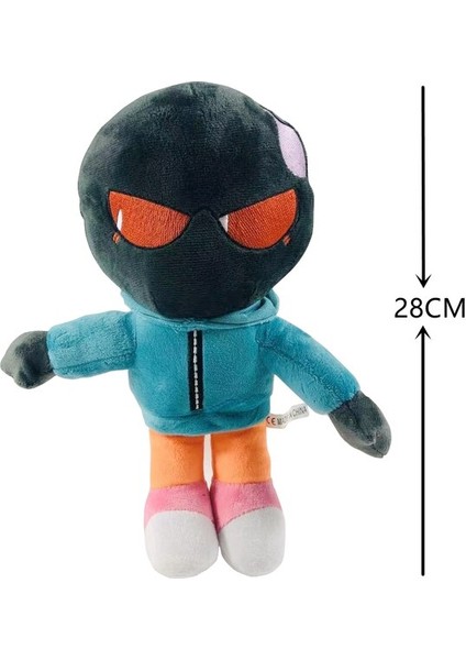 20 cm. Skid Friday Night Funkin Peluş Oyuncak Yumuşak Doldurulmuş Bebek (Yurt Dışından)