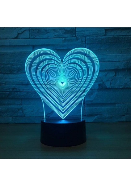 3D Dekoratif Figürlü 87 Renk Seçenenekli LED Gece Lambası - Siyah (Yurt Dışından) fırsatları
