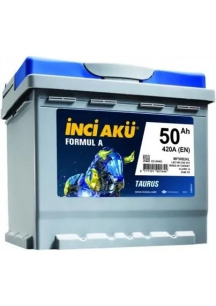 Inci Akü 12V 50AH 420A Cca Formul A Taurus