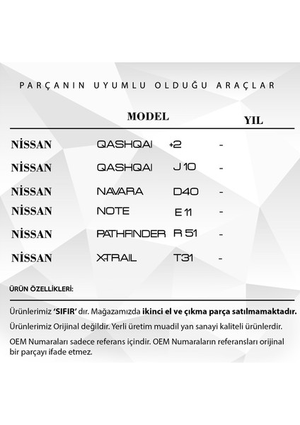 DNC Auto Part Nissan Qashqai Note Navara Xtrial Pathfinder  Için Airbag Makarası