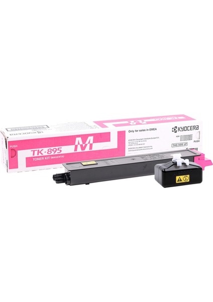 Kyocera TK-895 Kırmızı Orjinal Toner / FSC8020 / FSC8025 / FSC8520 / FSC8525