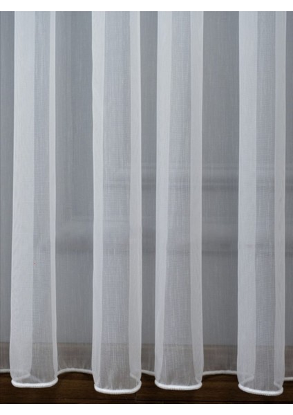 Premierhome Cosmos Naturel Ipek Bambu (Yüksek Kaliteli) Tül Perde 1/3 Sık Pile-Ekru fırsatları