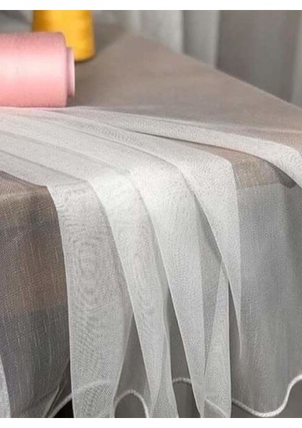 Premierhome Cosmos Naturel Ipek Bambu (Yüksek Kaliteli) Tül Perde 1/3 Sık Pile-Ekru indirimleri