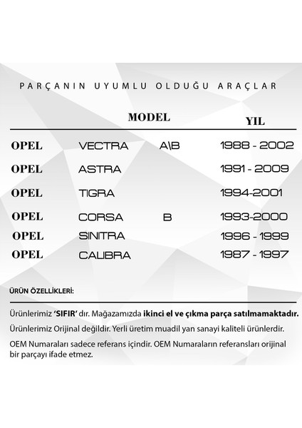 Opel Vectra A/b,corsa,tigra,astra, Için Vites Tamir Takımı fiyatları