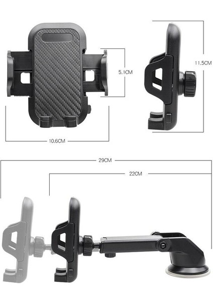 Çok Amaçlı Magnetic Car Holder Araç Içi Telefon Tutucu JX-010