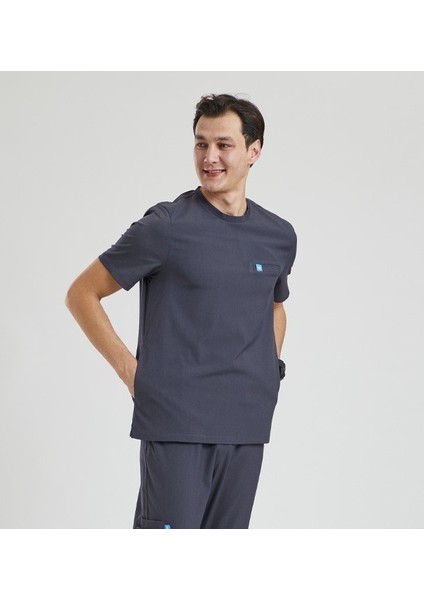 Ceres Cerrahi Üniforma Üst, Erkek - Koyu Gri fiyatları