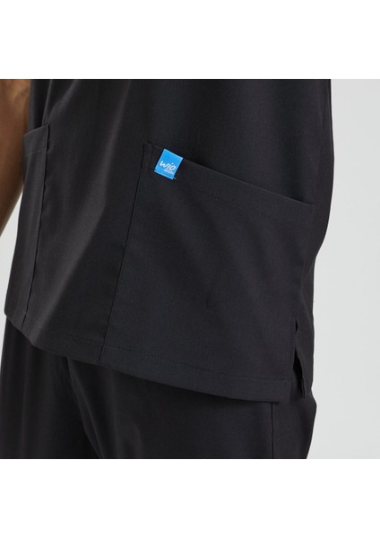 Basıc Doktor, Hemşire Forması Üst – Erkek, Siyah fiyatları