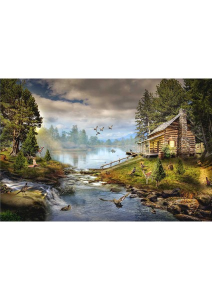 1000 Parça Phoenix Puzzle Yapboz Muhteşem Doğa, Orman Forest Nature