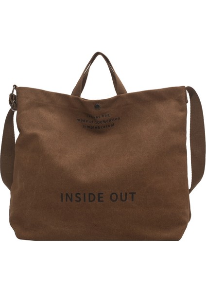 Kadınlar Için Kanvas Omuz Çantası-Büyük (Yurt Dışından)