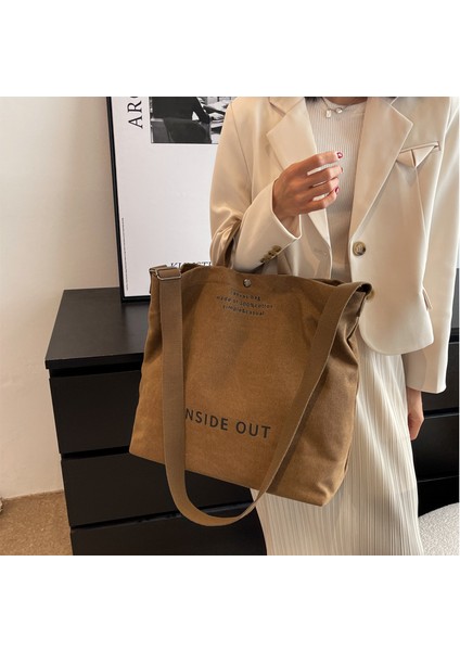 Kadınlar Için Kanvas Omuz Çantası-Büyük (Yurt Dışından) fiyatları