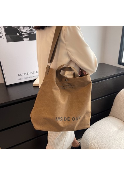 Kadınlar Için Kanvas Omuz Çantası-Büyük (Yurt Dışından) modelleri