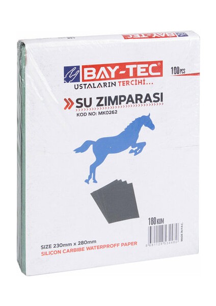 Baytec Su Zımparası 180KUM 230MMX280MM MK0262 4480 100 Adet