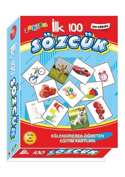 Ilk 100 Sözcük Görsel Kart Eğitim Seti