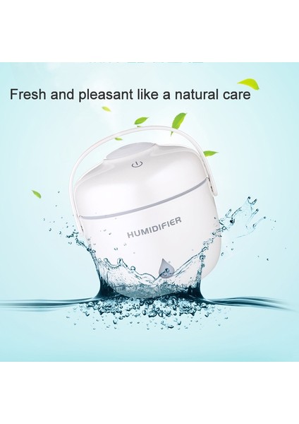 Ev & Ofis Için Pirinç Ocak Şekli Mini LED Işık Hava Nemlendirici (Siyah)(Yurt Dışından) fiyatları