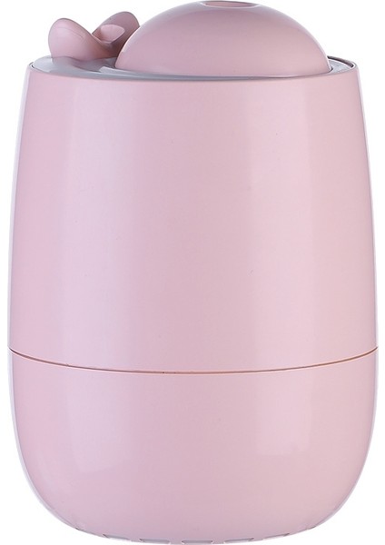 BD-918 3 In 1 Çok Fonksiyonlu USB Eklenti Fan Gece Lambası Hava Nemlendirici (Pembe)(Yurt Dışından)