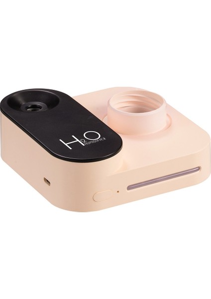 LA-0616 Küçük USB Şarj Edilebilir Araba Nemlendirici Ofis Sessiz Mini Nemlendirici Su Şişesi Nemlendirici (Pembe)(Yurt Dışından)