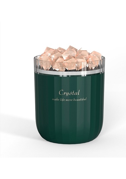 A07 Kristal Tuz Nemlendirici USB Şarj Ev Aromaterapi Nemlendirici (Yeşil)(Yurt Dışından)