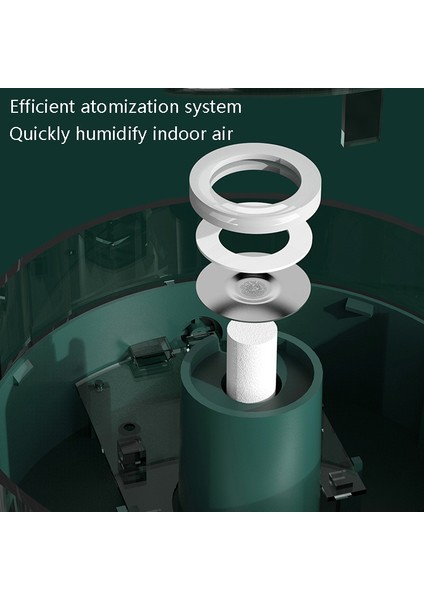A07 Kristal Tuz Nemlendirici USB Şarj Ev Aromaterapi Nemlendirici (Yeşil)(Yurt Dışından) fiyatları