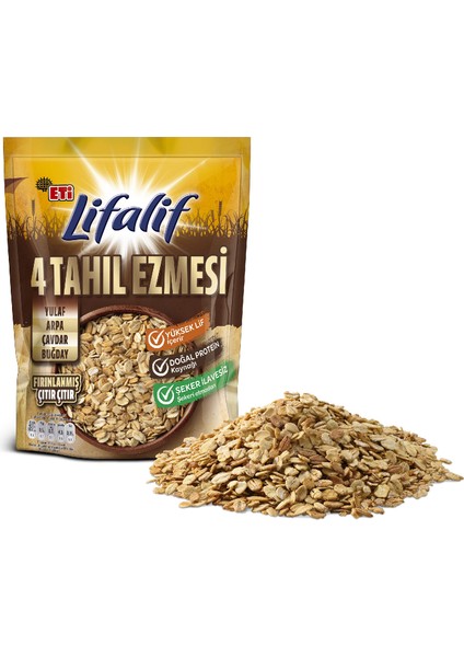 Lifalif 4 Tahıl Ezmesi 300 g x 2 Adet