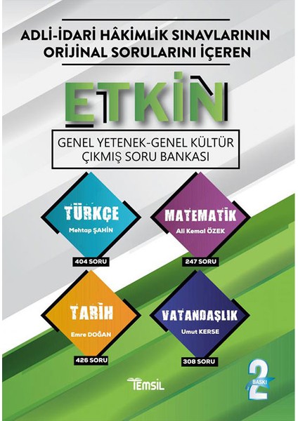 Etkin Gk-Gy Çıkmış Soru Bankası - Emre Doğan