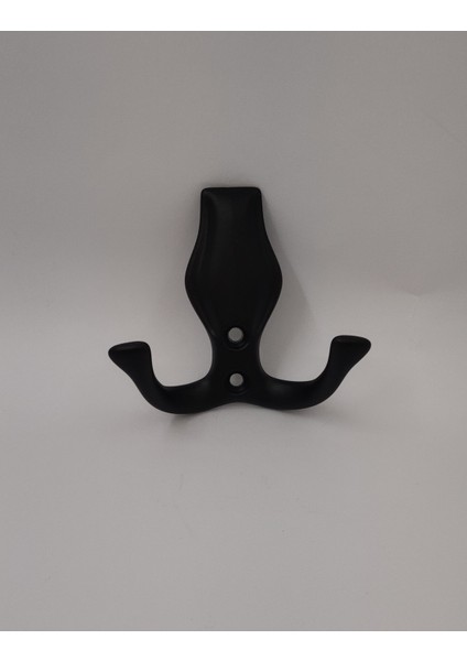 Metal Askı Şık Portmanto Askılık Dolap Mobilya Vestiyer Duvar Askısı Siyah Renk