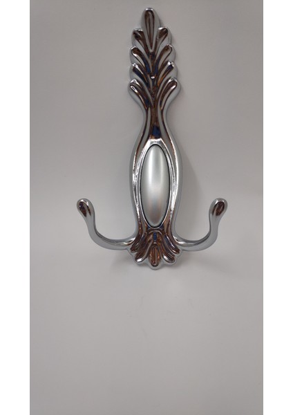 Metal Askı Şık Portmanto Askılık Dolap Mobilya Vestiyer Duvar Askısı Krom Renk