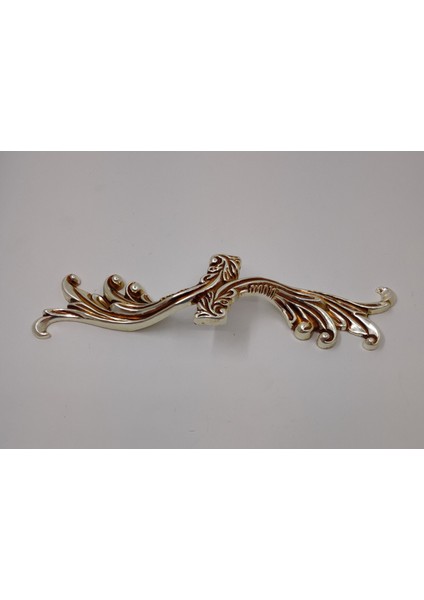 Mutfak Dolap Çekmece Kapak Mobilya Kulbu 96 mm Lüks Metal Kulp (Gümüş Renk)