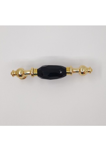 Mutfak Dolap Çekmece Kapak Mobilya Kulbu 96 mm Lüks Metal Kulp (Altın Renk)