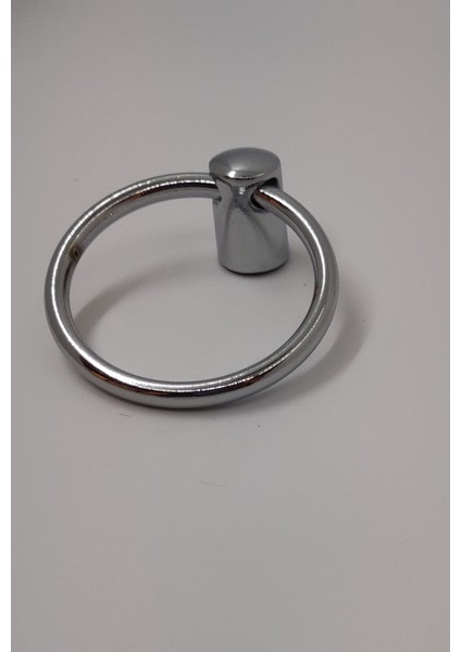 Halka Mutfak Dolap Çekmece Kapak Mobilya Kulbu Tekli Lüks Metal Kulp (Krom Renk) fiyatları