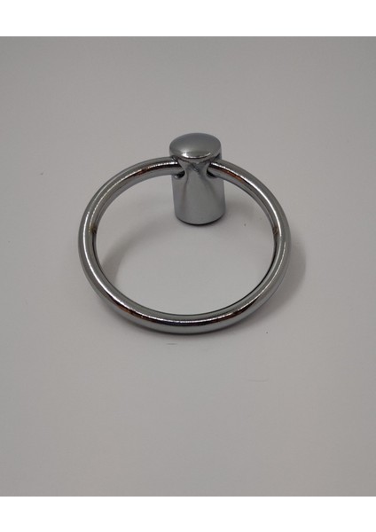 Halka Mutfak Dolap Çekmece Kapak Mobilya Kulbu Tekli Lüks Metal Kulp (Krom Renk) modelleri