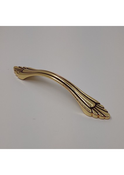 Mutfak Dolap Çekmece Kapak Mobilya Kulbu 96 mm Lüks Metal Kulp (Antik Renk)