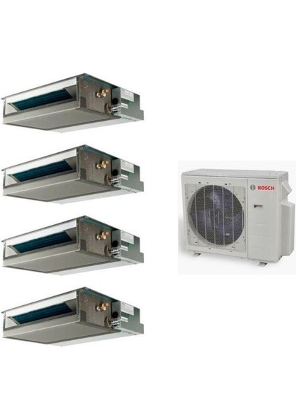 A++ 42000 BTU 1 Dış + 4 İç Ünite 12000 + 12000 + 12000 + 18000 BTU Multi Inverter Klima