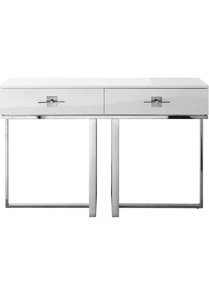 Rihanna Paslanmaz Metal Beyaz Dresuar