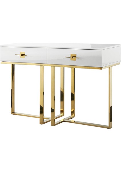 Rihanna Gold Metal Beyaz Dresuar fiyatları