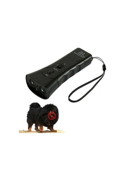 Evcil Hayvanlar Nazik Ultrasonik Anti Köpek Barking Eğitmen LED Işık Nazik Chaser Cihazı (Yurt Dışından)