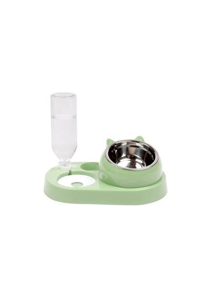 Kedi Otomatik Besleyiciler Su Dağıtıcı Kedi Köpek Içme Kase Köpekler Besleyici Pet Ürünleri Köpek Kaseler Pet Tahıl Dispenseri | Kedi Besleme ve sulama Malzemeleri (Yeşil) (Yurt Dışından)