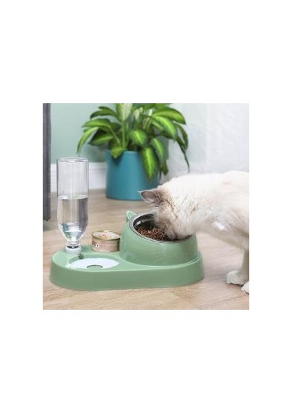 Kedi Otomatik Besleyiciler Su Dağıtıcı Kedi Köpek Içme Kase Köpekler Besleyici Pet Ürünleri Köpek Kaseler Pet Tahıl Dispenseri | Kedi Besleme ve sulama Malzemeleri (Yeşil) (Yurt Dışından) fiyatları