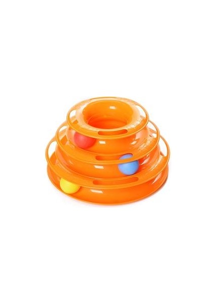 Pet Kedi Oyuncak Üç Seviyeler Kule Parçaları Disk Kedi Zeka Eğlence Üçlü Ödeme Disk Kediler Oyuncaklar Topu Eğitim Eğlence Tabağı | Kedi Oyuncakları (Yurt Dışından)