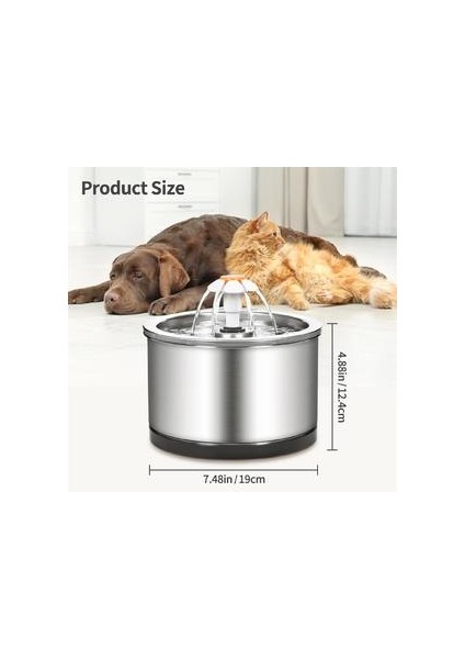 Otomatik Pet Kedi Su Çeşmesi Dağıtıcı 2.5l Köpek Içme Kase Drinker Besleyici Kase Pet Su Dağıtıcı Pet Içki Besleyici | Kedi Besleme ve sulama Malzemeleri (Yurt Dışından) modelleri