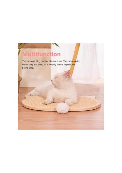 Kedi Scratcher Kedi Oyuncak Sisal Aşınmaya Dayanıklı Kedi Oyuncak (Yurt Dışından)